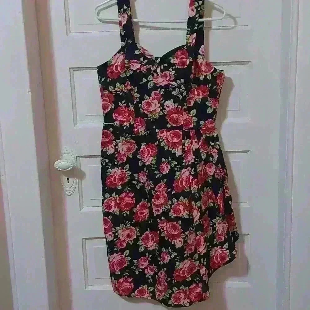 💜 Pin up style wiggle sundress #0122E